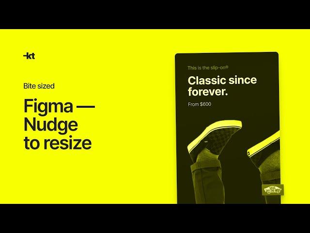 Figma — Nudge to resize