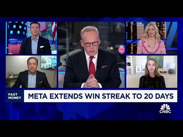 'Fast Money' traders talk Meta's stock run