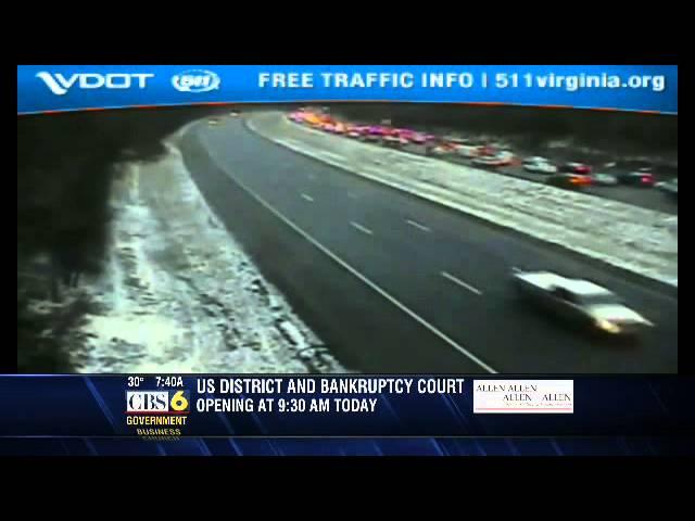 7:40 a.m. traffic update in Richmond, Va. March 18