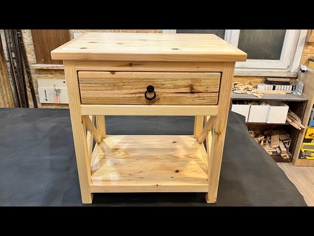 Making nightstand from pallets / Pallet wood nightstand diy / Paletten komidin yapımı