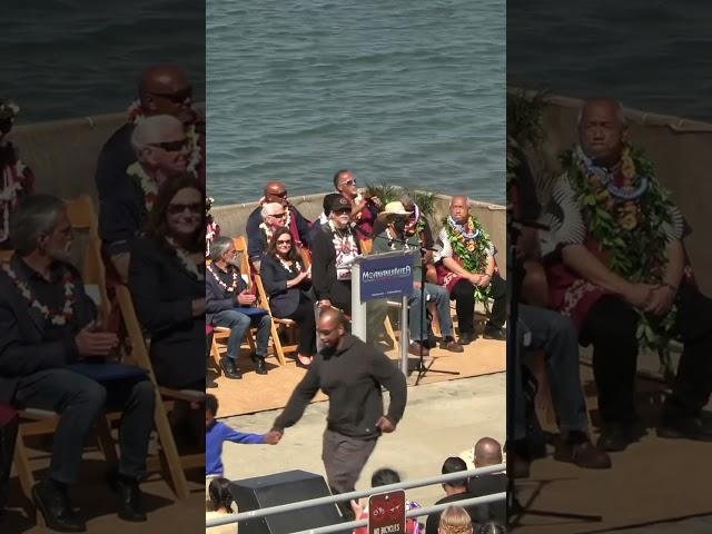 Gregg Castro @ Hōkūleʻa Welcome Ceremony Aquatic Park Cove San Francisco California 2023 (Shorts)