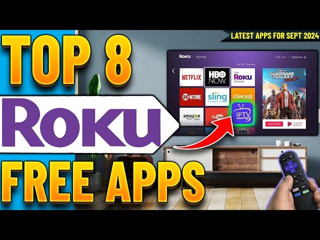 Top 8 FREE Roku Apps in 2024 | Every Roku Owner Should Have These