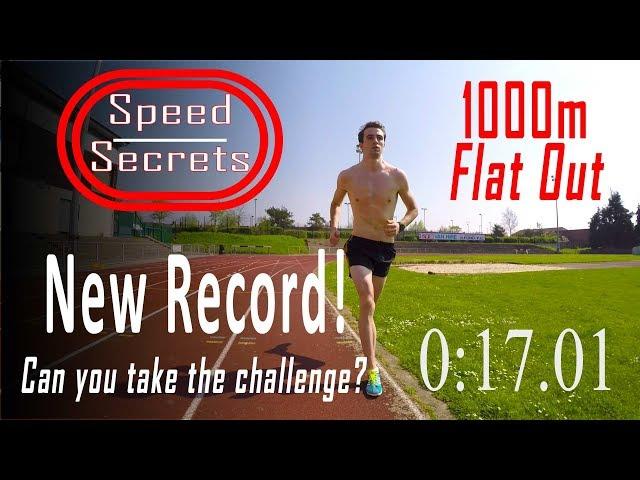 Sub 3 minute 1k! Top athlete shows how to run 1km time trial... FAST! Are you up to the challenge???