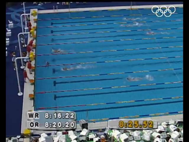 Janet Evans wins Gold - Women's 800m Freestyle | Barcelona 1992 Olympics