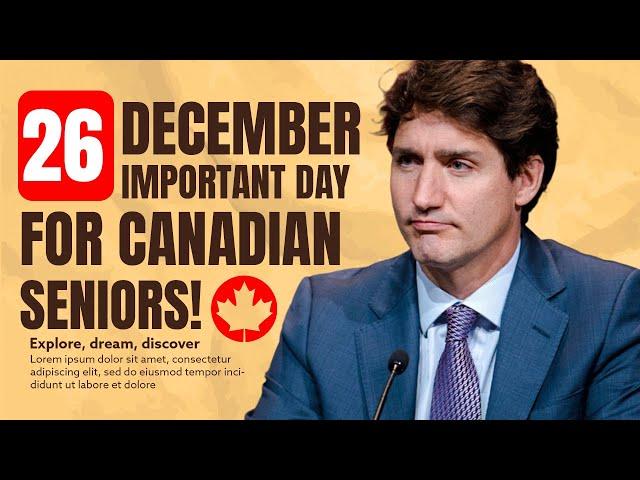 Important Day December 26: Canadian Seniors Receive OAS/CPP Payments | OAS Pension