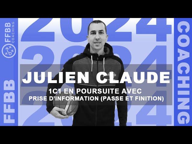 FFBB Coaching - Julien Claude - 1c1 en poursuite avec prise d’information (passe et finition)