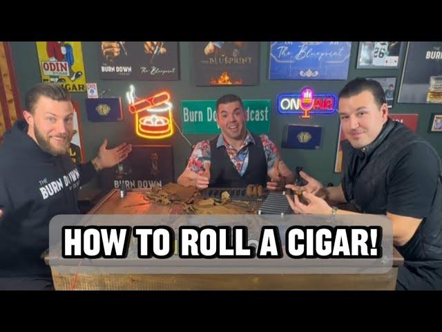 How To Roll A Cigar! Cigar Rolling 101 with The Cigar Host!