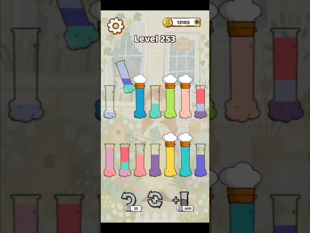 Complete Drink Sort Master Expert Mode Level 252, 253 & 254