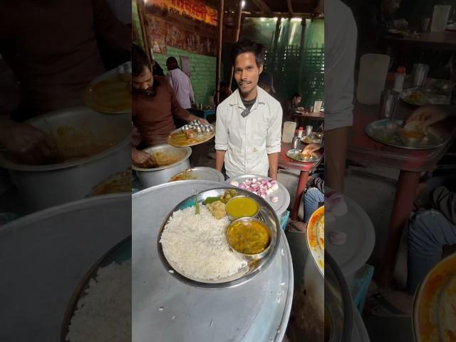 50/- रुपये में बिहार की Famous सदा थाली ️ #shorts #trending #youtubeshorts #streetfood