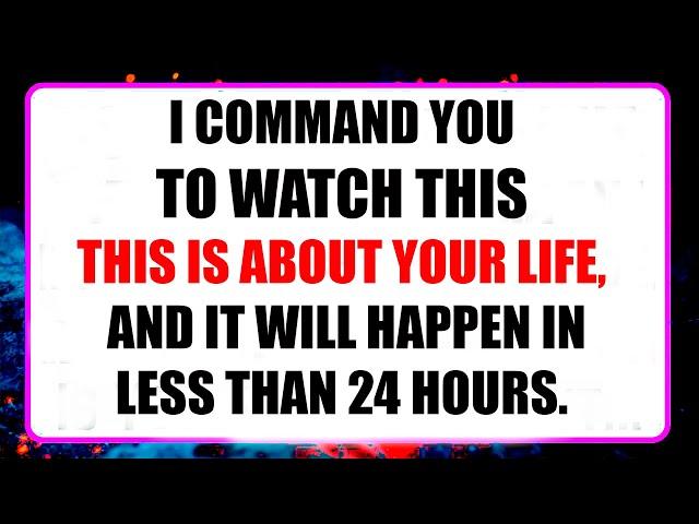 God Warns: "THIS WILL HAPPEN TO YOU TODAY," GOD says | God's Message Today