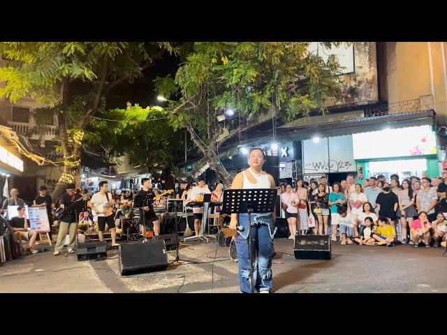 When We Were Young - Adele (Live at Hanoi walking street) #haa