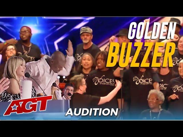 Voices Of The City "Homeless" Choir Get Terry Crews GOLDEN BUZZER!