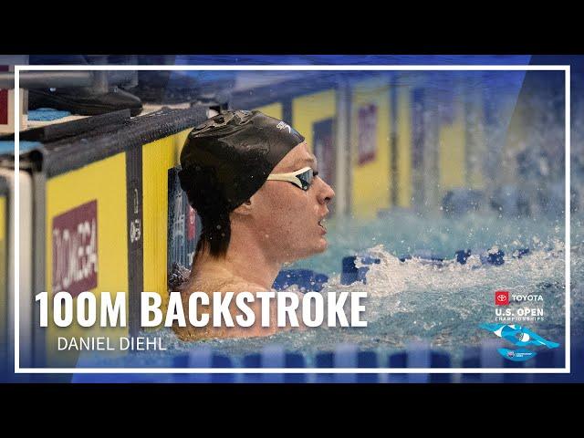 Daniel Diehl Takes Victory in the Men's 100M Backstroke | 2022 Toyota U.S. Open