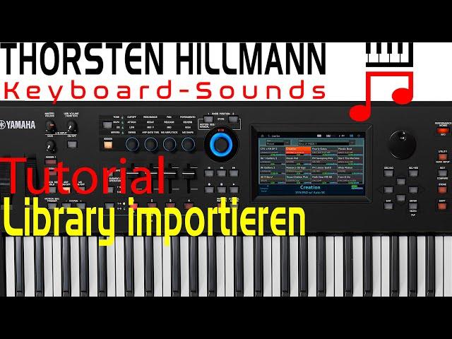 Yamaha Modx Tutorial Library importieren