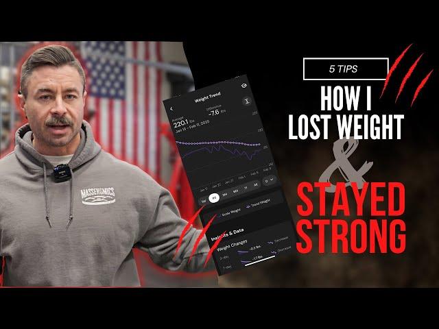 Weight Loss for Lifters: How I Dropped 20 lbs & Kept My Strength | 2 Months of Weight Loss Explained