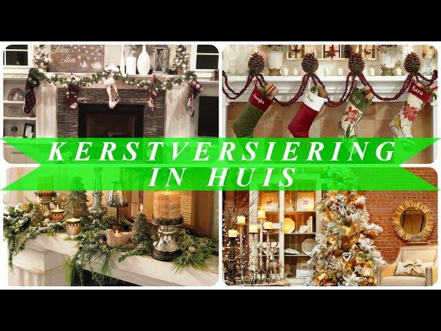 Kerstversiering in huis