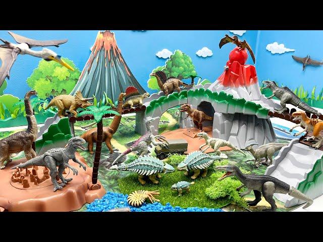 Dinosaur Volcano Adventure - Dino Names And Sound! T-Rex 화산섬 공룡 모험 티렉스