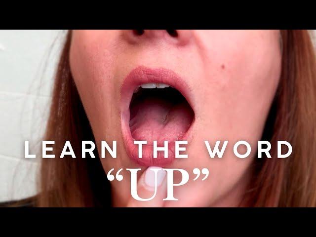 Learn the Word "Up" with Goally. For Children with Speech Delays and Apraxia