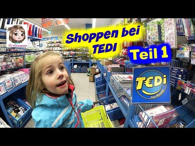 SHOPPING TOUR  Kauft eine 5-Jährige im TEDI nur Spielzeug?  Haul Teil 1