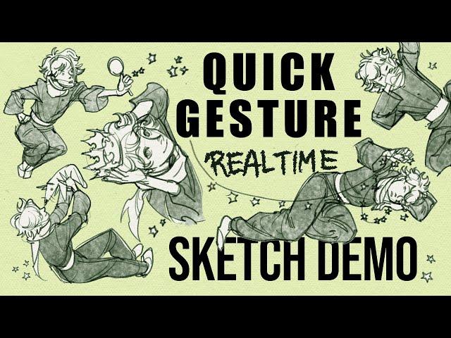  Draw With Me! // Real time fast sketching with comics art advice Q&A