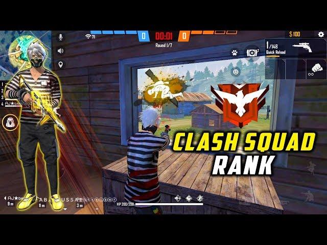 BEST CLASH SQUAD RANKED MATCH GAMEPLAY - GARENA FREE FIRE