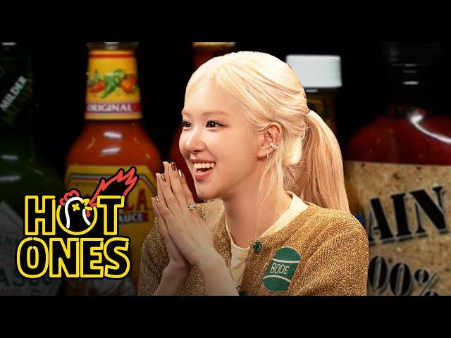 ROSÉ Needs a Stress Ball While Eating Spicy Wings | Hot Ones