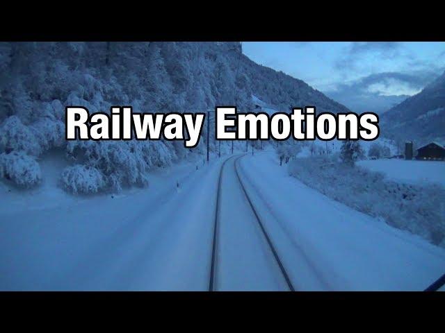  Picturesque morning cab ride through deep snow (Cab Ride Switzerland | S25 Linthal - Zurich)