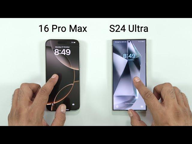 iPhone 16 Pro Max vs S24 Ultra - SPEED TEST