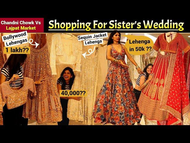 Bridal Lehenga Shopping Under 1 Lakh In Delhi's Famous Market |Sabyasachi & Manish Malhotra Lehenga