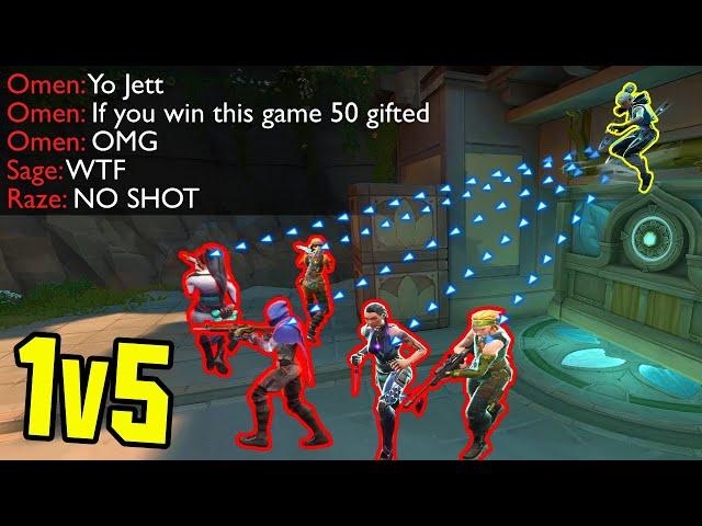 these 1v5 comebacks are nothing short of a miracle...