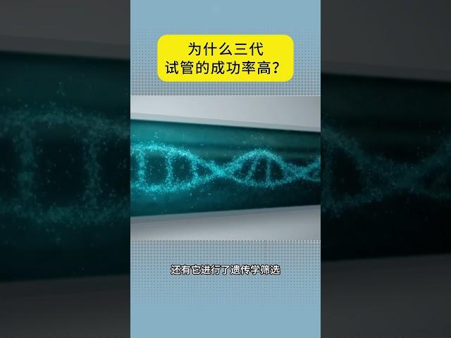 为什么三代试管婴儿成功率高？#试管 #备孕 #懷孕 #怀孕 #医学科普 #试管婴儿