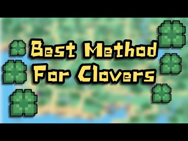 Best Method For Collecting Clovers!