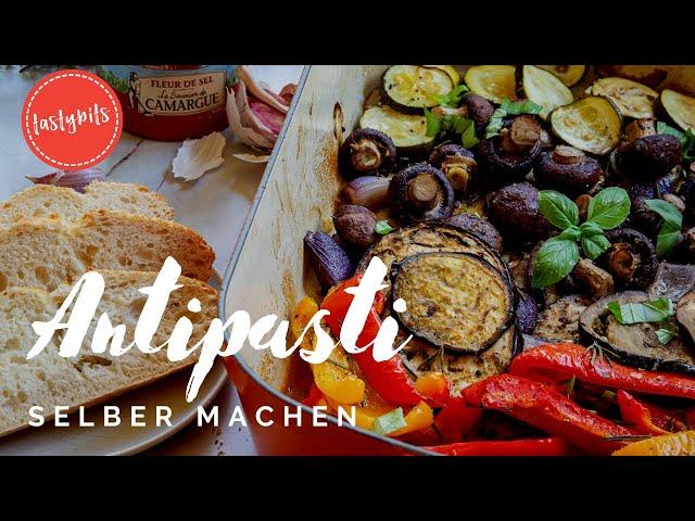 Antipasti selber machen (REZEPT) - marinierte Paprika, Zucchini & Co.