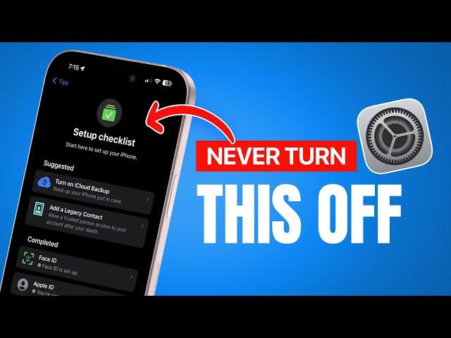 iPhone Features You Should NEVER Turn OFF