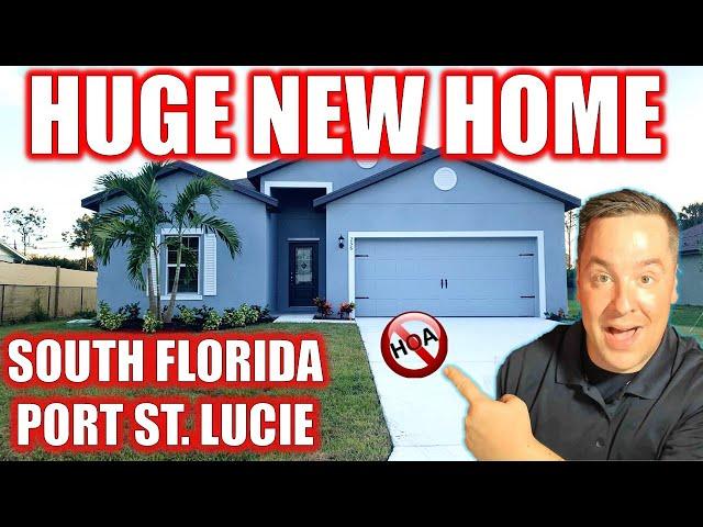 Unbelievable Port St. Lucie South Florida New Construction Homes with LOW DOWN PAYMENTS and NO HOA!