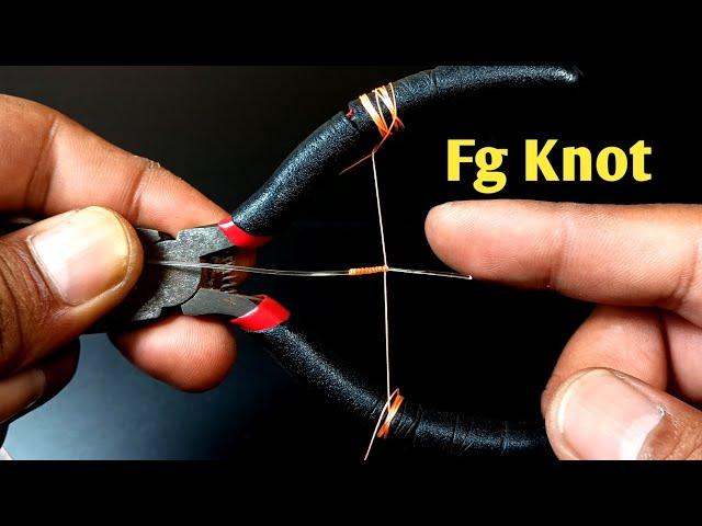 Pro Tips: Tying an FG Knot Fast with Pliers