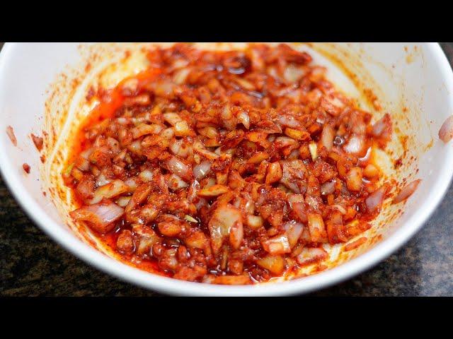 सिंहगडावरील जेवणाची चव वाढवणारी कांद्याची झणझणीत चटणी | Onion Chutney Recipe in marathi