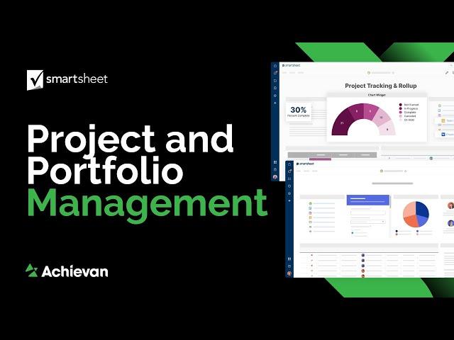 Smartsheet Project and Portfolio Management