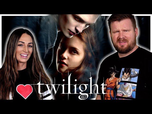 My wife watches TWILIGHT (while TIPSY) for the FIRST time || Movie Reaction