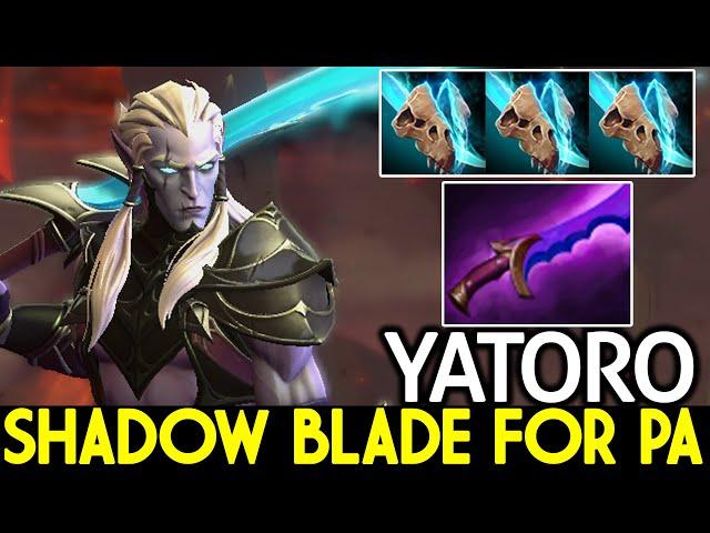 YATORO [Phantom Assassin] Real Ninja Style with Shadow Blade Build Dota 2