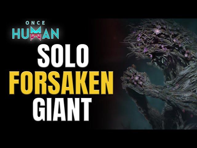 Easy Solo Forsaken Giant with Bullseye Weakspot Build | Once Human