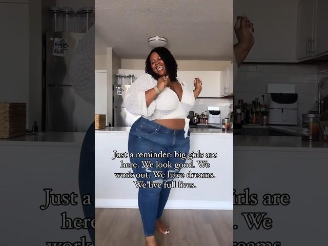 It’s almost like…we’re human  #plussizedancer #dancevideo #plussizeclothing #plussized