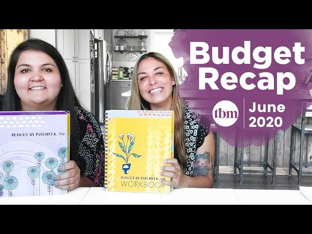 June 2020 Paycheck Budget Recap | Budget Tips + Tracking Spending