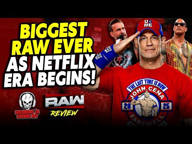 WWE Raw 1/6/25 Review | THE NETFLIX ERA BEGINS, The Rock Returns, CM Punk Battles Seth Rollins!