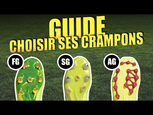 Quels crampons choisir quelle surface ? (moulés, vissés, FG, SG, AG...) - footpack.