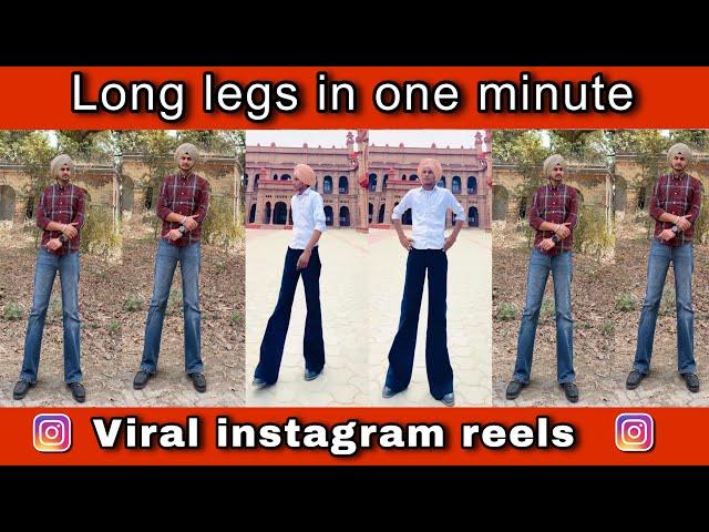 Long height / legs viral instagram reels | editing tutorial | arsh sarangra