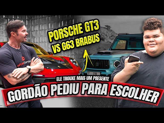 G63 BRABUS VS PORSCHE GT3 RS - QUAL VOCÊ ESCOLHERIA ? - CARIANI, GORDÃO E CHRYS DIAS