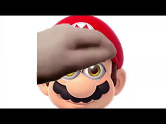 Mario getting petted