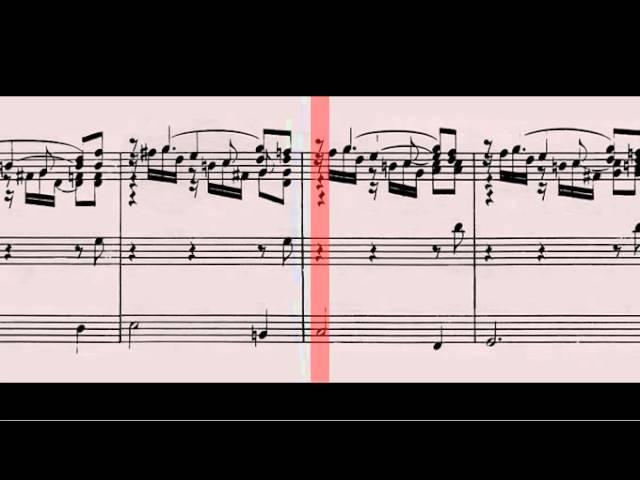 BWV 582 - Passacaglia & Fugue (Scrolling)