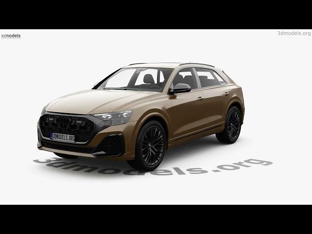 Audi Q8 S line 2023 3D model by 3DModels.org